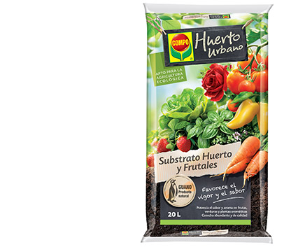 Sustrato específico para el huerto urbano